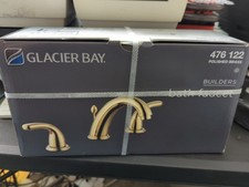 Glacier Bay 8" Widespread 2-Handle Bathroom Faucet Polished Brass 467122 New