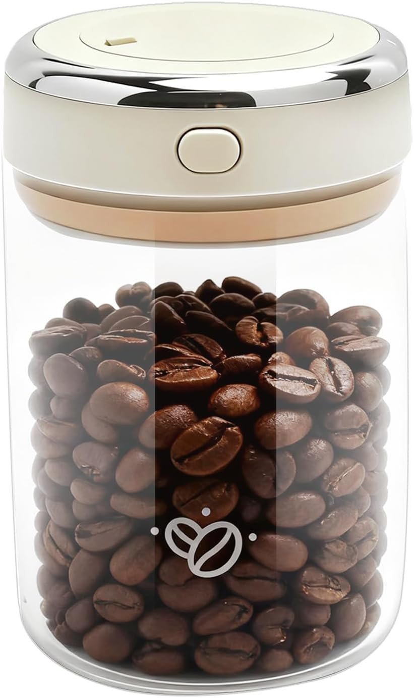 Barattolo Design per Caffè 1100ml - Acciaio e Silicone Ermetico