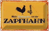 Blechschild 12X18 Cm Mein Lieblingstier Ist Der Zapfhahn Spruch Zitat Deko Gesch