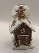 EUC Target Wondershop Christmas Gingerbread House Snowglobe Holiday Home Decor