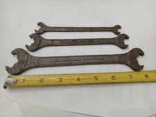 PEUGEOT FRERES (brothers) SURPANS VANA LION WRENCH 3PC LOT MADE IN FRANCE