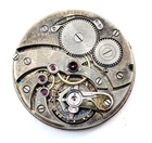 Antique GRUEN Veri Thin 17j Swiss Pocket Watch Movement Men's 38mm PARTS REPAIR
