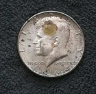 1964 Kennedy Silver Half Dollar-Taken From A Proof Set-90%