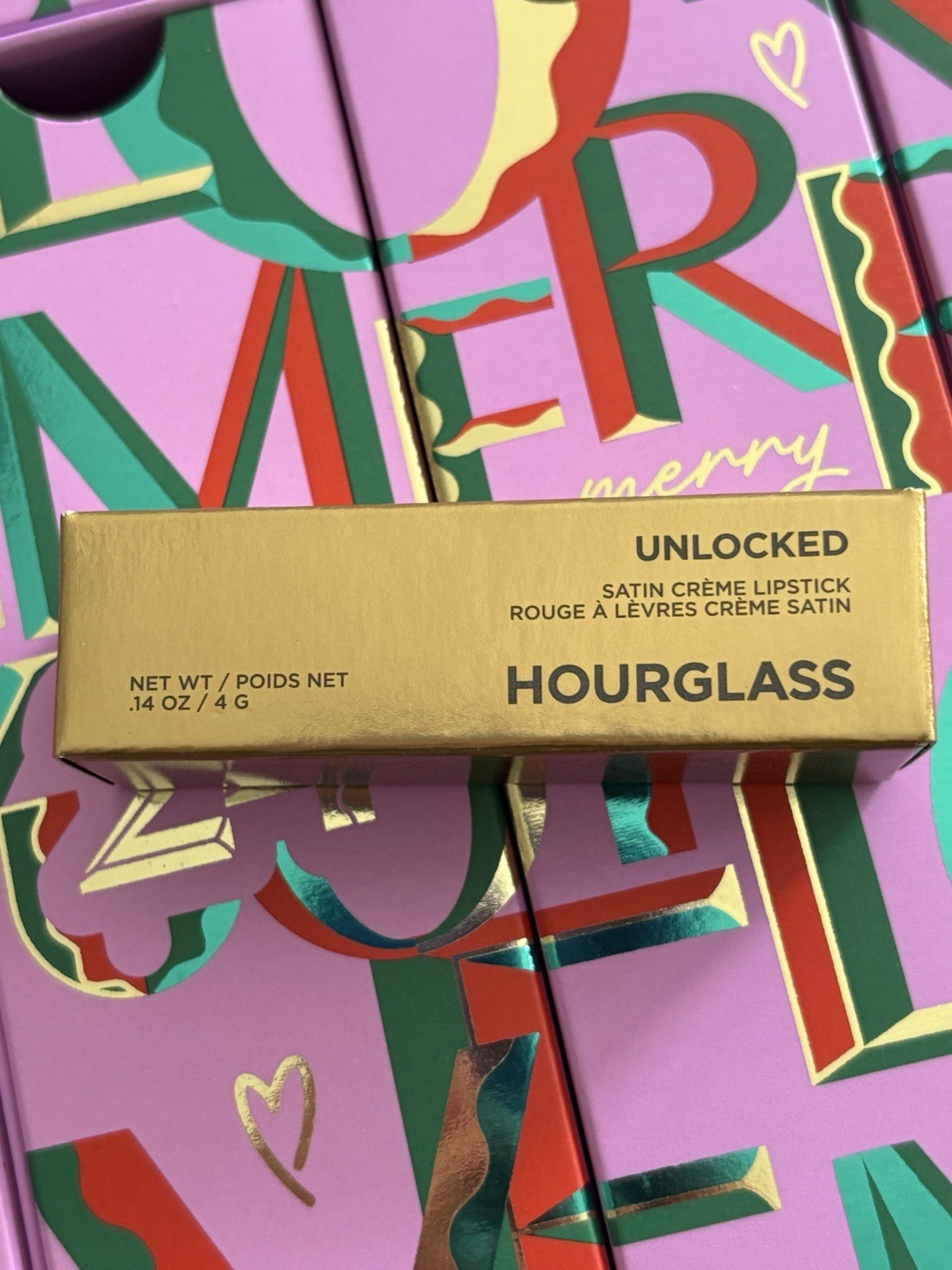 Hourglass - Unlocked Satin Crème Lipstick - 4g - Sahara - New in Box