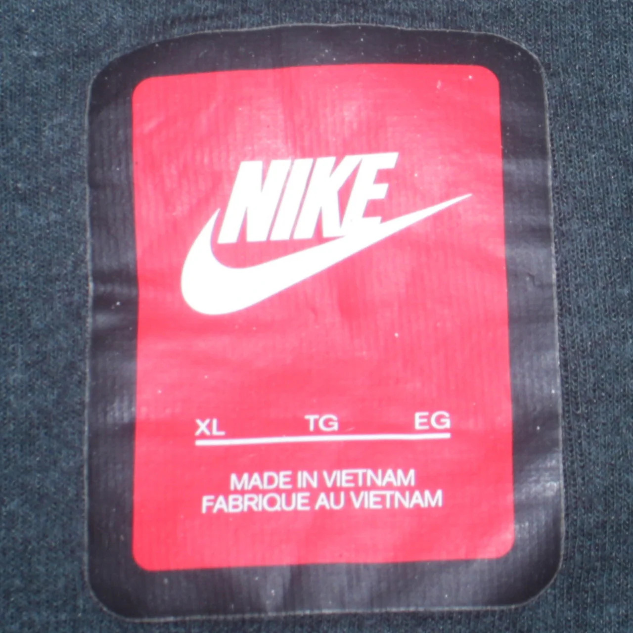 Nike 90's Swoosh Full Zip Up Hoodie XLarge Black image 6