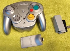 Tested Nintendo Gamecube Wavebird Platinum Wireless Controller w/ Receiver