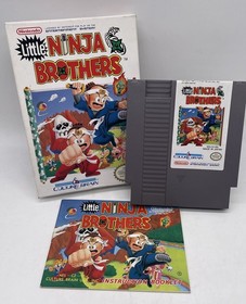 Little Ninja Brothers (Nintendo Entertainment System NES) COMPLETE IN BOX CIB!