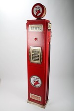 point-home Design-Schrank "Zapfsäule" mit Licht, Retro, rot, 189cm