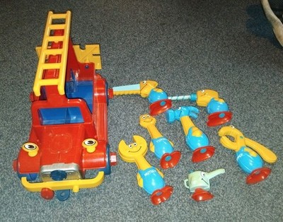 Bluebird 1990 Tool Street Gang children toy set with truck  rare set 
