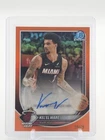 KEL'EL WARE 2025-26 BOWMAN CHROME ORANGE REFRACTOR AUTO /25 #BCA-KW HEAT Q7396