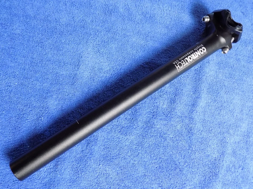 CONTROL TECH ONE SEATPOST 27.2 X 350MM BLACK STRAIGHT NEW W/O ORIGINAL PACKAGING - Image 2 of 4