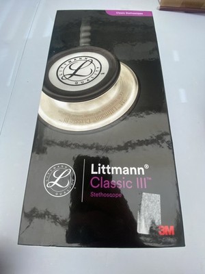 3M Littmann Classic III Monitoring Stethoskop, roter Schlauch, 27 Zoll, originalverpackt neu