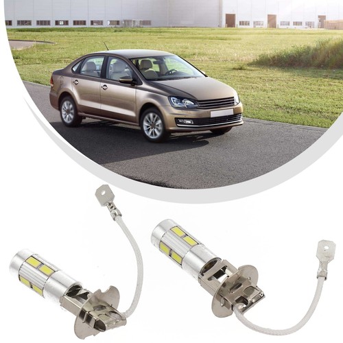 2X H3 50W 6000K White High Power Car LED Fog Driving Lights Bulbs DC 9V To 30V - Picture 2 of 12