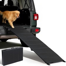 71 Extra Long Folding Dog Ramp for Large Dogs 350lb Heavy Duty