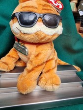 TY Garfield Cool Cat Plush 7” 2004 Orange Cat Sunglasses Vintage Soft Toy BNWT