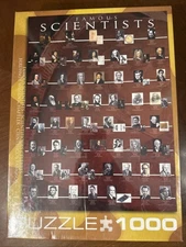 Famous Scientists Eurographics 1000 pc Jigsaw Puzzle Science NEW Factory Sealed