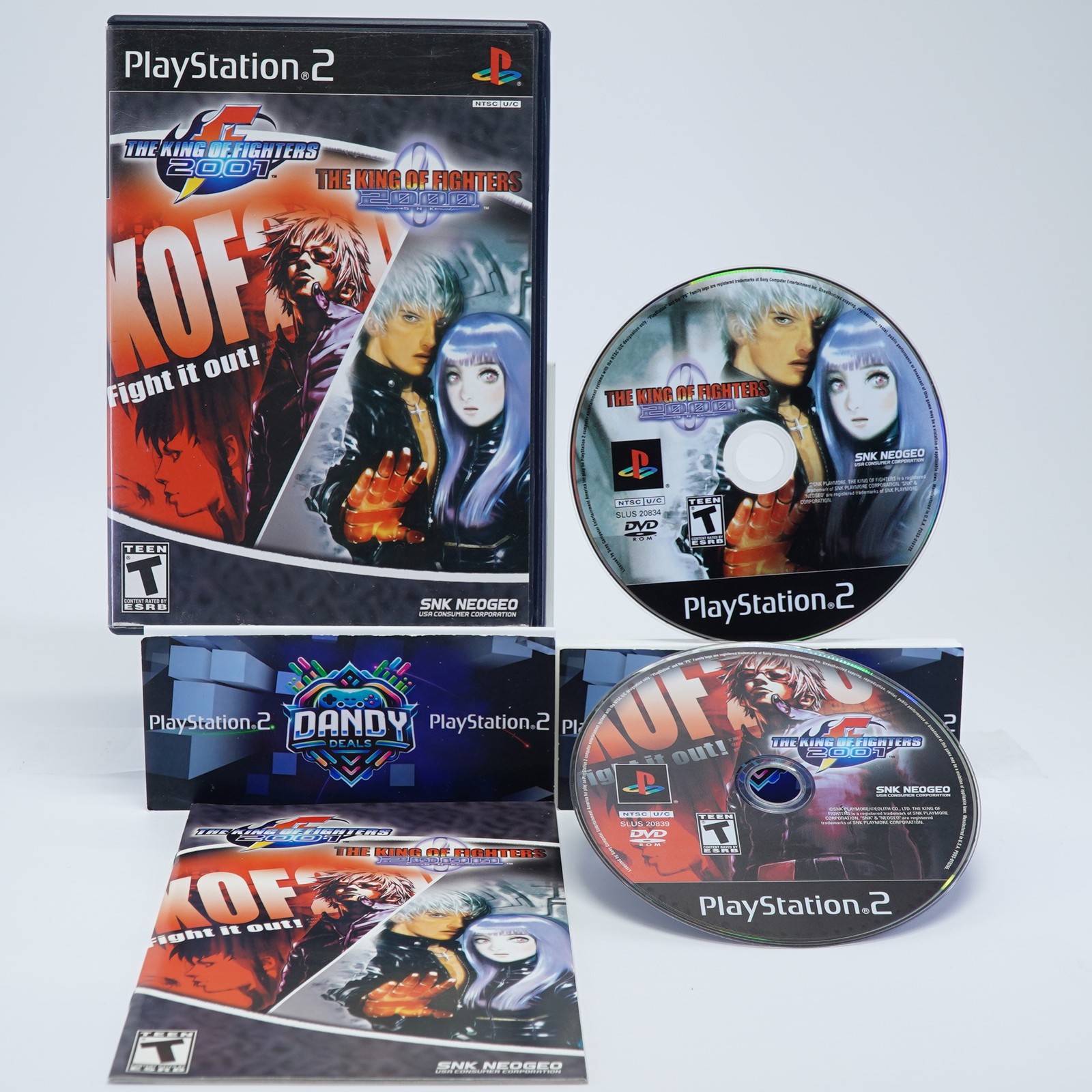 King of Fighters 2000/2001 PS2 CIB W/ Manual - PlayStation 2