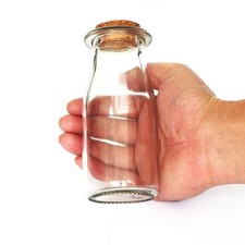 Wholesale 200ml Borosilicate Bottles with Cork 60x130mm Clear 5-30 pieces