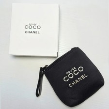 CHANEL Rouge Coco Black Lipstick Coin Pouch Gift With Purchase Novelty