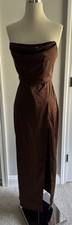 Babyboo Everly Maxi Dress in Chocolate Size: M NWT
