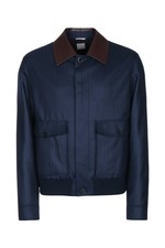 DIOR 7100 Navy Blue Blouson Jacket New  Authentic