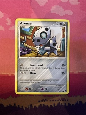 Pokemon Karte Aron Rising Rivals Common 57/111 Near Mint
