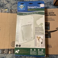 PetSafe Dog and Cat Electronic SmartDoor - Small - White 4-15LBS open box