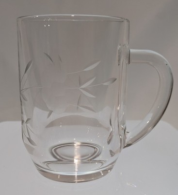 Vtg Princess House Heritage Coffee Cup Crystal Excellent Condition France