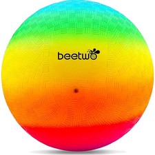 Kickball Kinderball PVC Softball Regenbogen 8,5 Zoll Indoor Outdoor Spielzeug