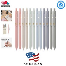 Gel Pens, 12 Pcs 0.5mm Quick Dry Black Ink Pens Fine Point Smooth Writing Pen...