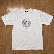 Azuki Skater Girl Anime Y2K Tshirt Sz Medium White E Girl