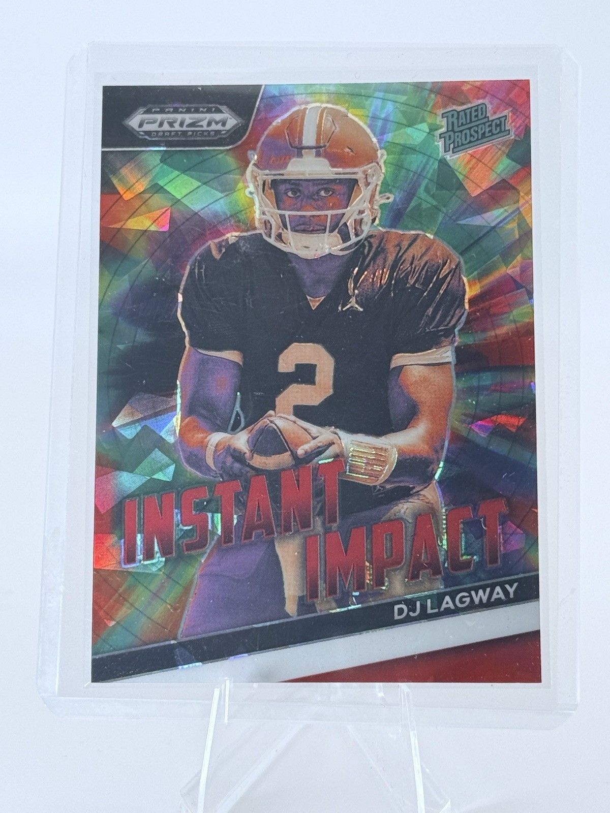 2024 Panini Prizm Draft Picks - Instant Impact DJ Lagway #II-DLY Red Ice Florida