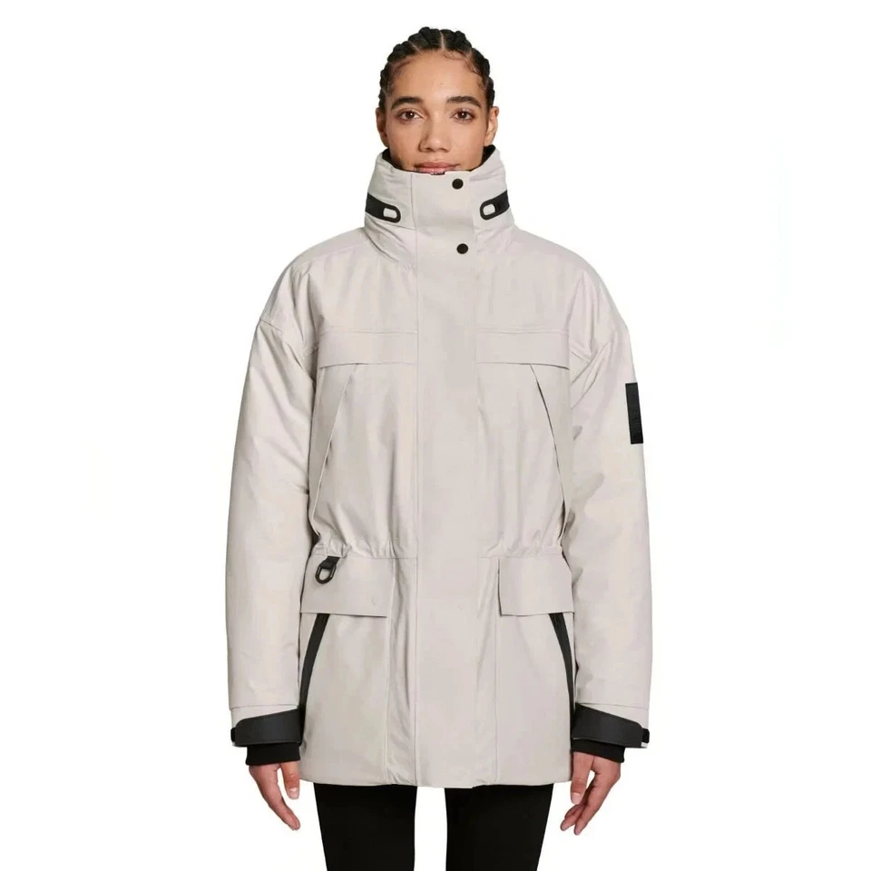 Ski-Doo Snowmobile Women's Typha X KANUK Jacket, Medium, White 4560430601