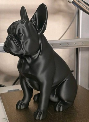 French Bulldog Statue 3D Printed