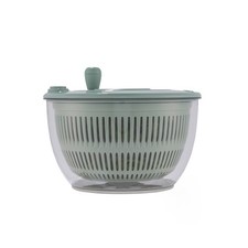 Progress 5L Salad Spinner - Brake Button, Colander Inc, Non-slip Base, BPA Free