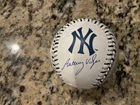 Anthony Volpe Signed Rawlings New York Yankees Logo Baseball - Fanatics Auth