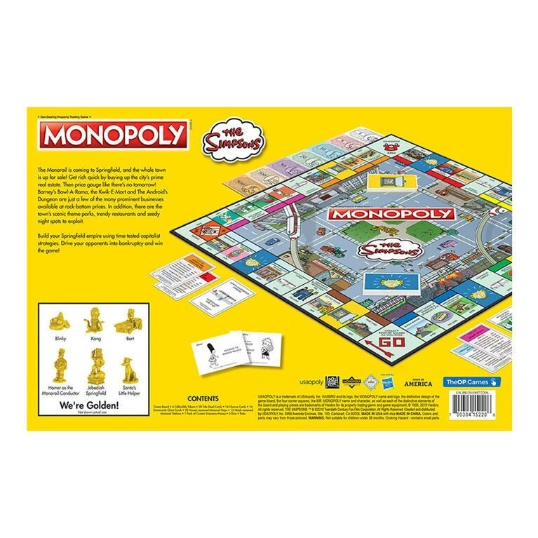 Tablero de juego Hasbro Monopoly Simpsons Tree House of Horrors - MN006025 Foto 2 de 4