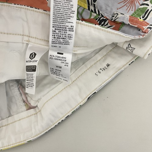 Levi's Mens Chino Shorts Size 38 Floral Pockets Zipper Stretch Cotton Summer - Bild 10 von 13