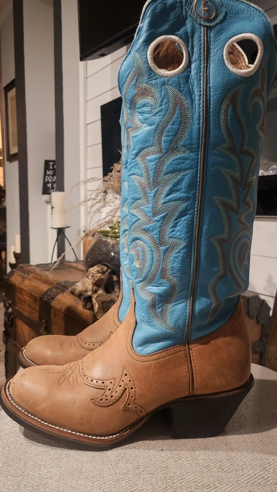 Botas de Vaquero Tony Lama Buckaroo para Mujer 8.5B RR2002L MinFlaw Foto 2 de 4