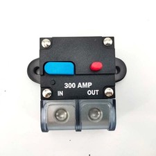 Car MC Audio Circuit Breaker 12V 300 AMP Accepts 0/2 2 4 6 8 Gauge Wire