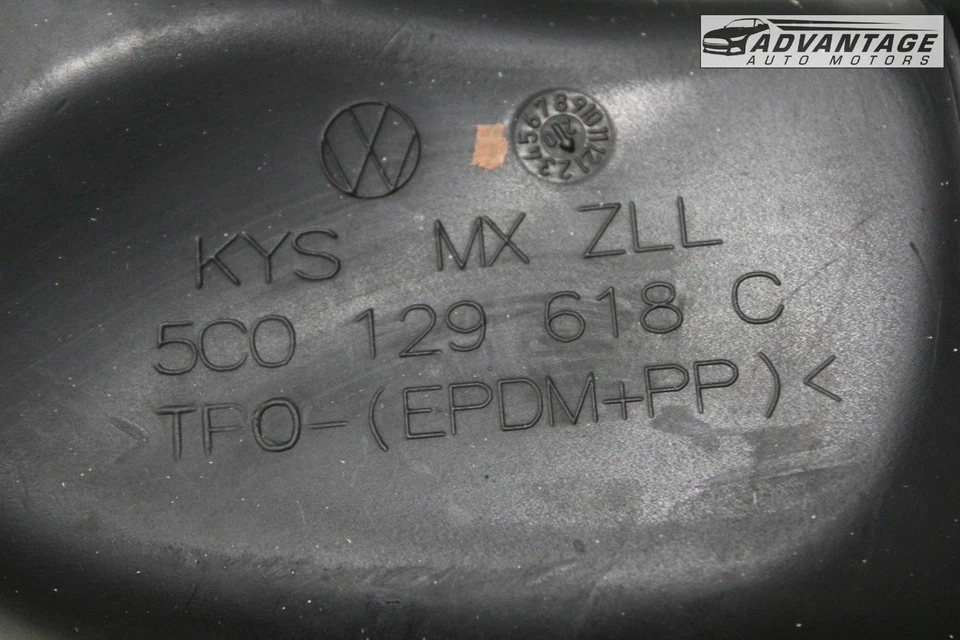 2014-2022 VOLKSWAGEN PASSAT NMS 2.0L ENGINE AIR CLEANER INTAKE DUCT TUBE OEM - Image 4 of 4