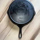 Griswold Cast Iron Skillet 704C Vintage Erie, PA #8 LG Cross Double Circle