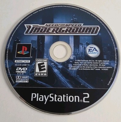Need for Speed: Underground (Sony PlayStation 2 PS2) Disc Only - Tested