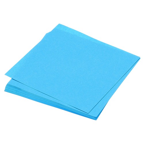 25 Sheet Origami Paper Lake Blue 3x3 Inch Square Sheet
