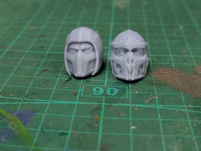 Marvel Legends Mortal Kombat SUBZero Scorpion 2x Custom Heads Fr Action Figures 