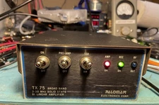 Classic Palomar TX-75 Bi-Linear Amplifier Repaired And Upgraded