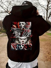 1 Men'S Hooded Sweatshirt, Casual Pullover Design, Solid Color Kangaroo Pocket H