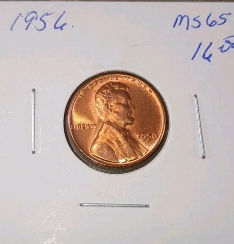 1956 Lincoln Wheat Small Cent RD Uncirculated Uncertified