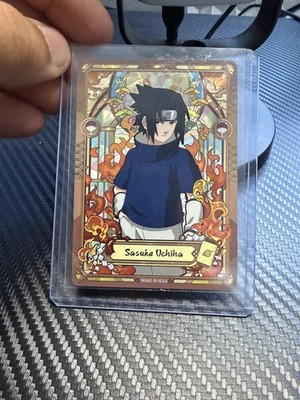 Naruto Kayou Card Game CCG - TCG / Sasuke Uchiha NRSA01-SP-002L5 / Near Mint Eng