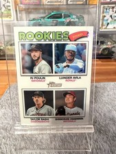 2026 Topps Heritage Chrome - Rookie Shortstops Montgomery/Freeland/Acosta/Guzman